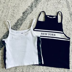 2 Girls H&M Tanks